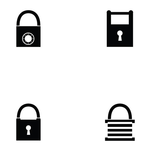 Set de iconos de bloqueo — Vector de stock