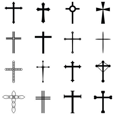 haçlar Icon set