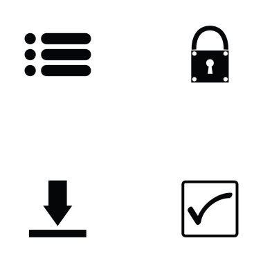 Menü Icon set