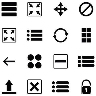 Menü Icon set