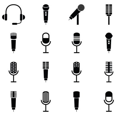 mikrofon Icon set