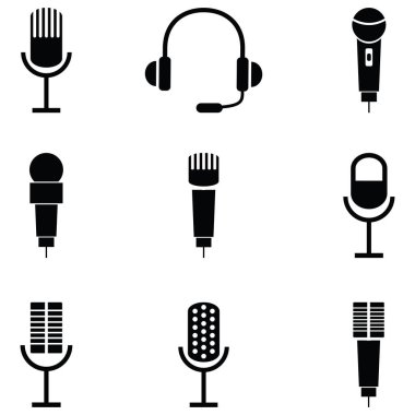 mikrofon Icon set