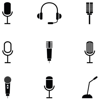 mikrofon Icon set