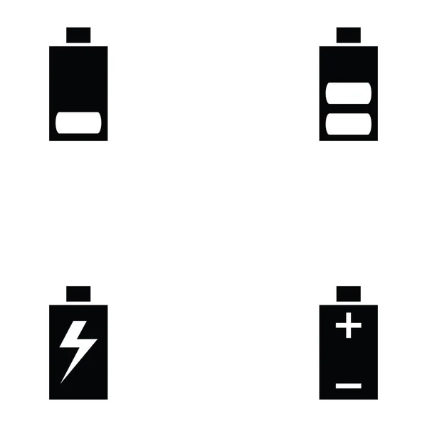 电池图标集 — 图库矢量图片