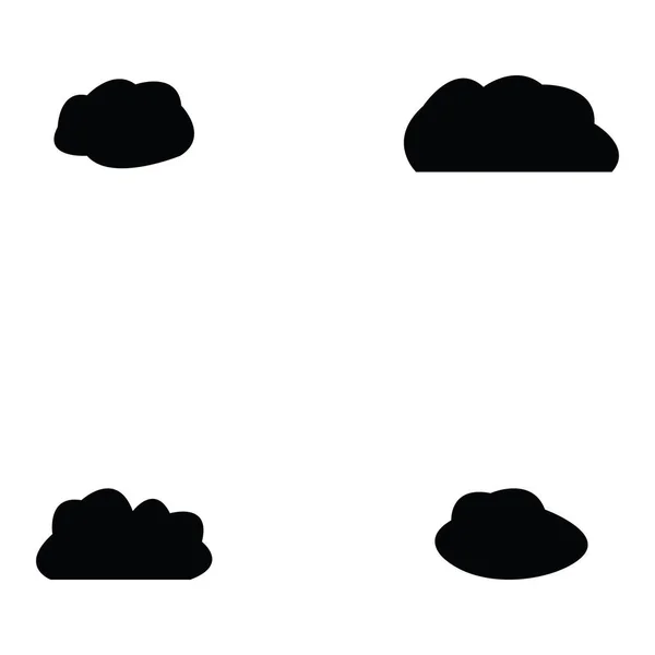 Ikona mraků nastavena — Stockový vektor
