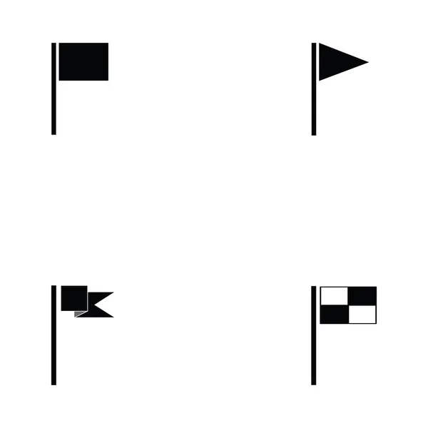 Vlag pictogrammenset — Stockvector