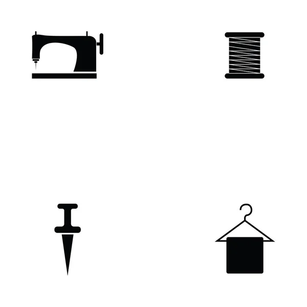 Dikiş Icon set — Stok Vektör