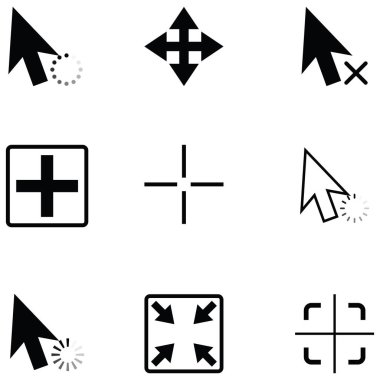 İmleç Icon set