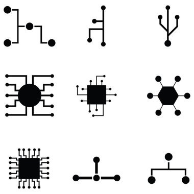 bağlantı simge seti