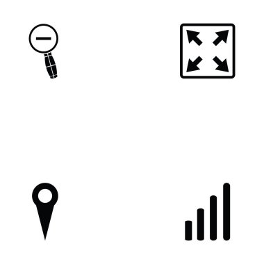 Sosyal ortam simgesi seti