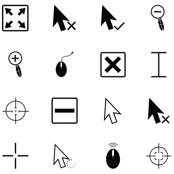 Conjunto de iconos del cursor — Vector de stock