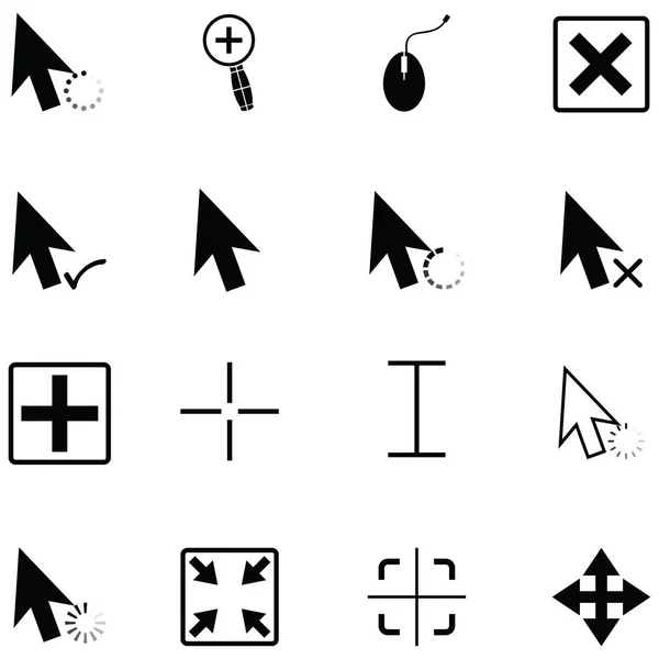 Conjunto de iconos del cursor — Archivo Imágenes Vectoriales