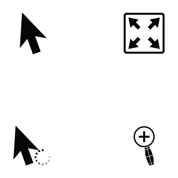 Cursor-Symbol gesetzt — Stockvektor