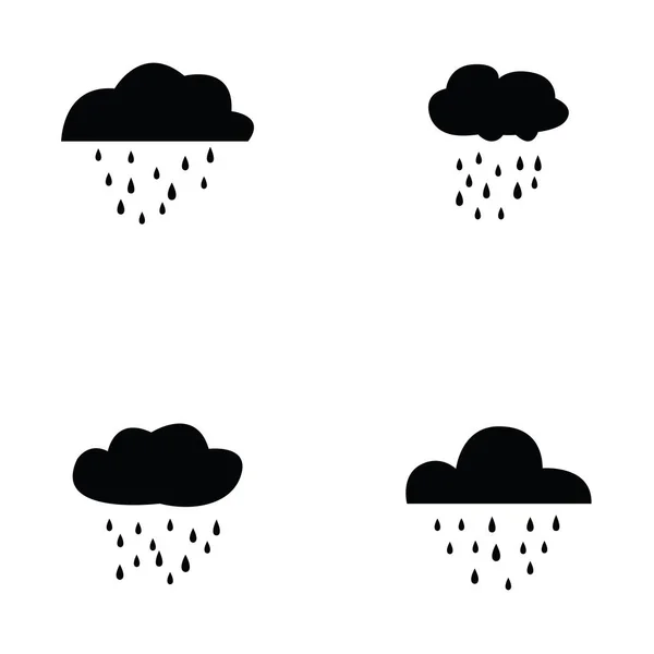 Sada ikon déšť — Stockový vektor
