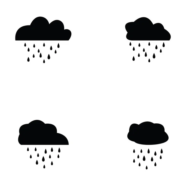 Sada ikon déšť — Stockový vektor