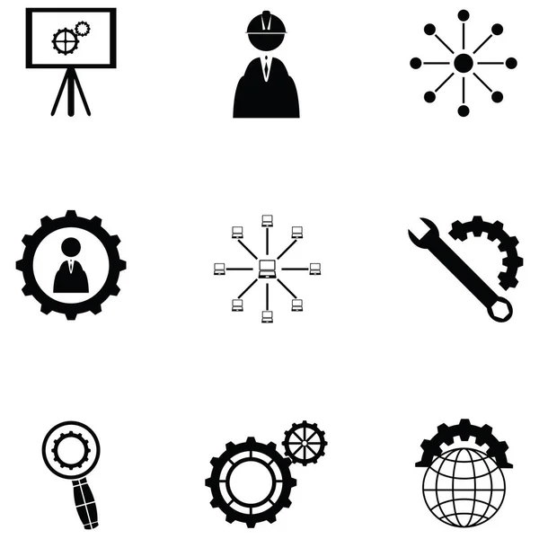 Systeem pictogrammenset — Stockvector