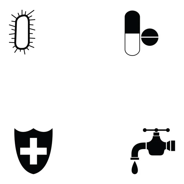 Conjunto de iconos de higiene — Archivo Imágenes Vectoriales