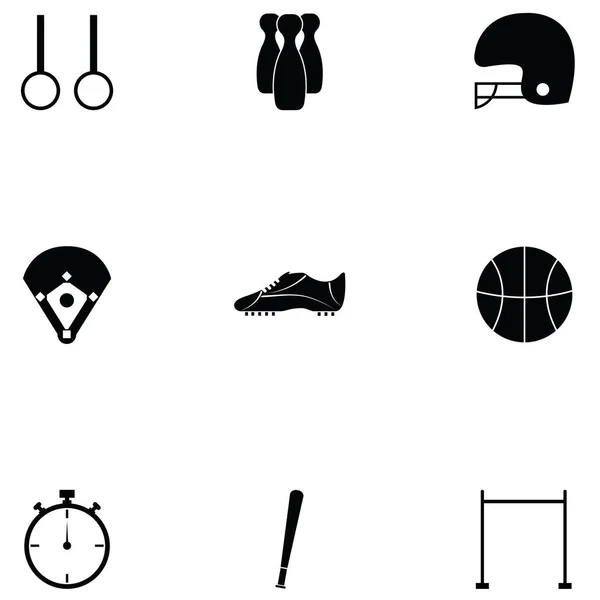 Set di icone sportive — Vettoriale Stock