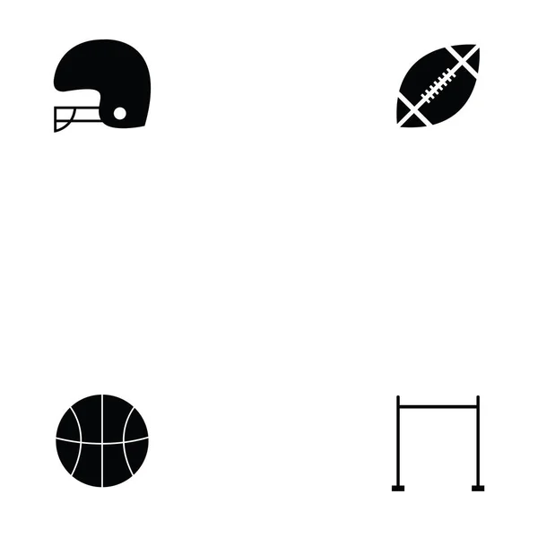 Spor Icon set — Stok Vektör