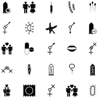 HIV Icon set
