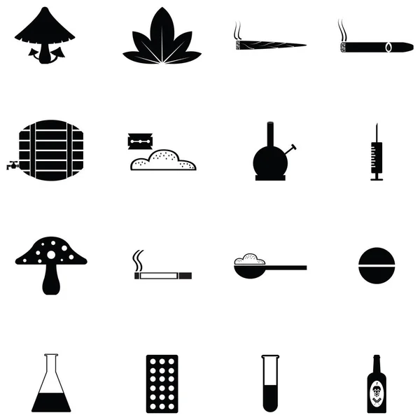 Ensemble d'icônes médicaments — Image vectorielle