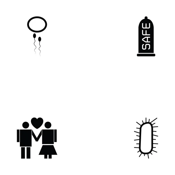 Hiv Icon Set — Stockvektor