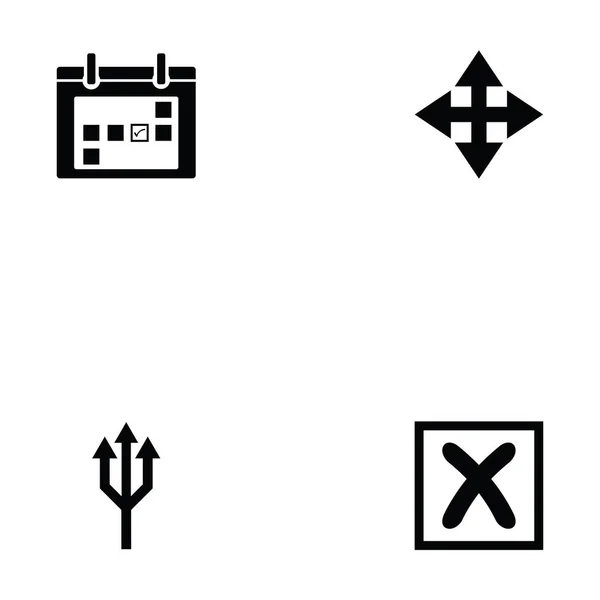 Option Icon gesetzt — Stockvektor