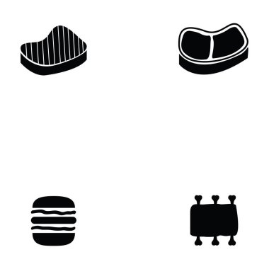 sığır eti Icon set