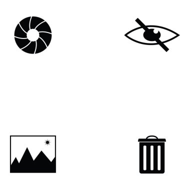 kamera fonksiyonu Icon set