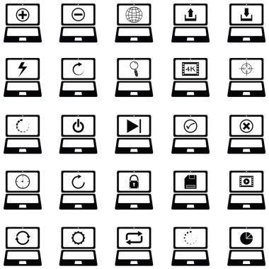 dizüstü bilgisayar Icon set