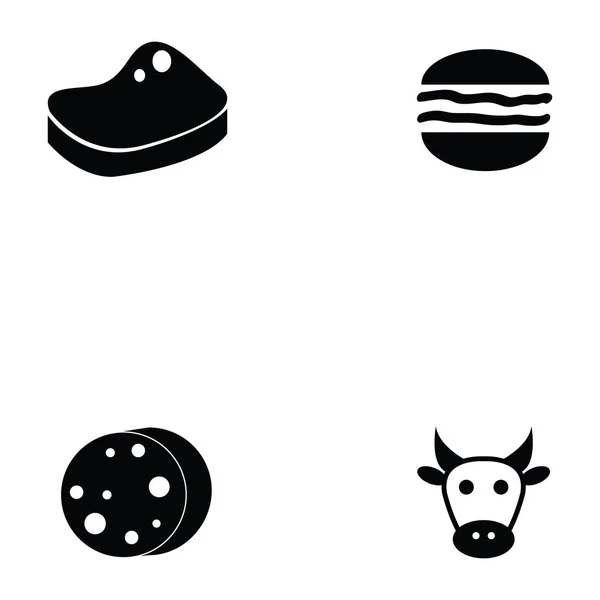 L'icône de la viande bovine — Image vectorielle