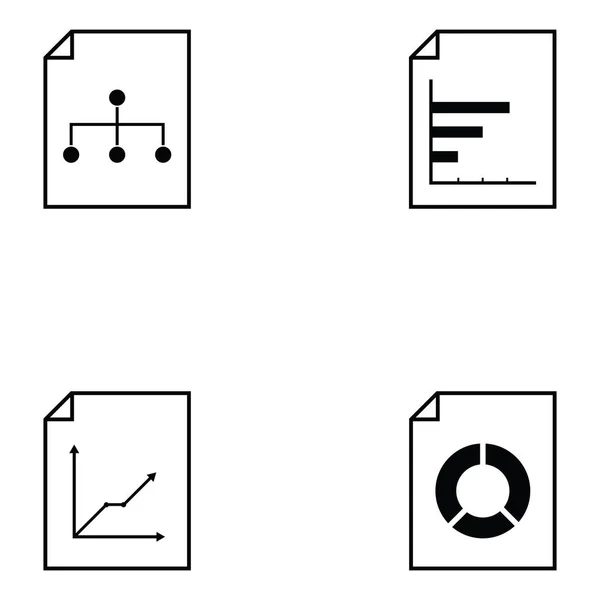 Set di icone grafico — Vettoriale Stock