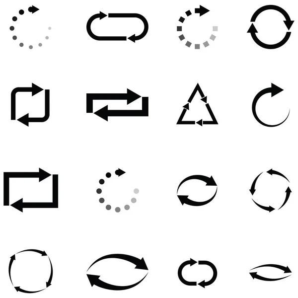 Symbolset aktualisieren — Stockvektor