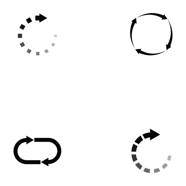 Ensemble d'icônes de rafraîchissement — Image vectorielle