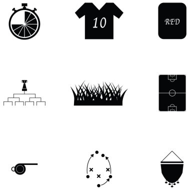 futbol simgesi seti