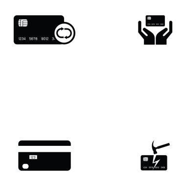 kredi kartları Icon set