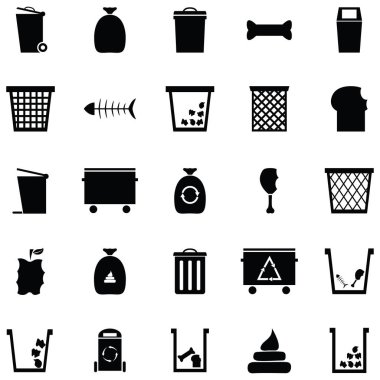 çöp Icon set