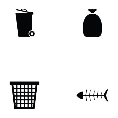 çöp Icon set