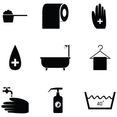 çamaşır Icon set