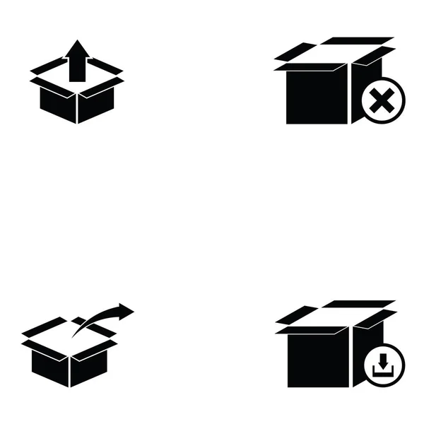 Verzamelbox pictogram — Stockvector