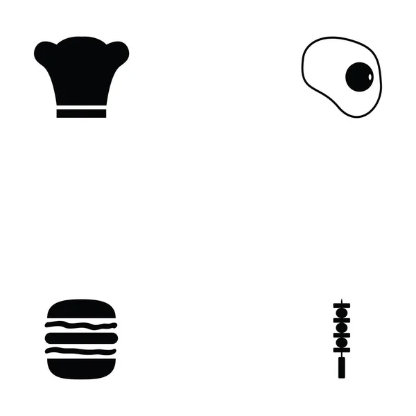 Conjunto de iconos de cocina — Vector de stock