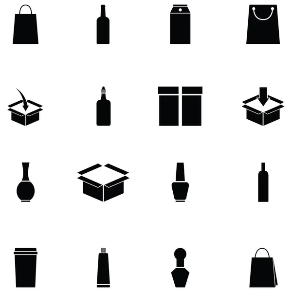 El conjunto de icono de embalaje — Vector de stock