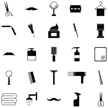 Kuaför Icon set