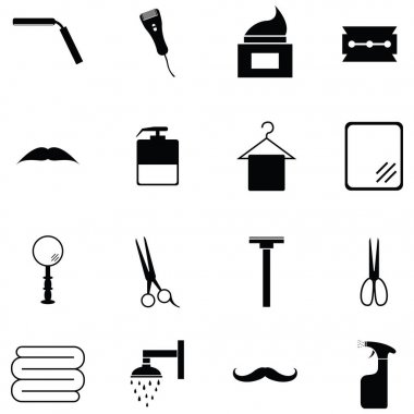 Kuaför Icon set