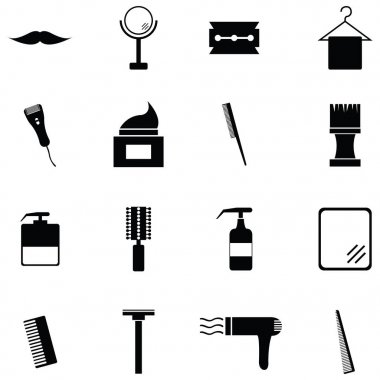 Kuaför Icon set