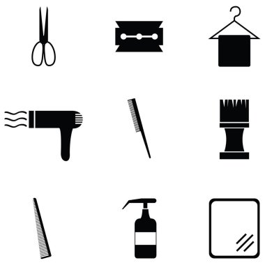 Kuaför Icon set