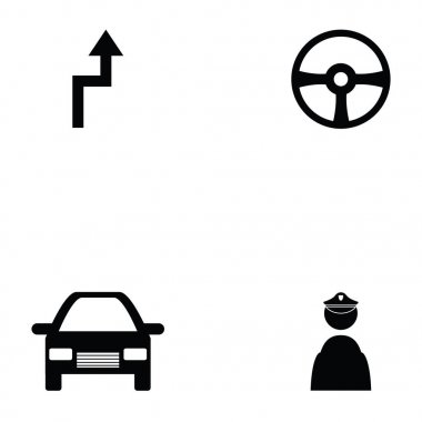 Sürüş Okulu Icon set