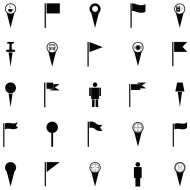 PIN Icon set harita