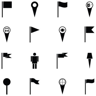 PIN Icon set harita