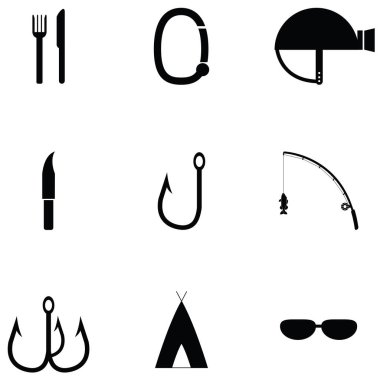 Survival Kit Icon Set